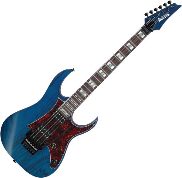 Ibanez Prestige Japan RG653DX TDF - transparent deep blue flat Str