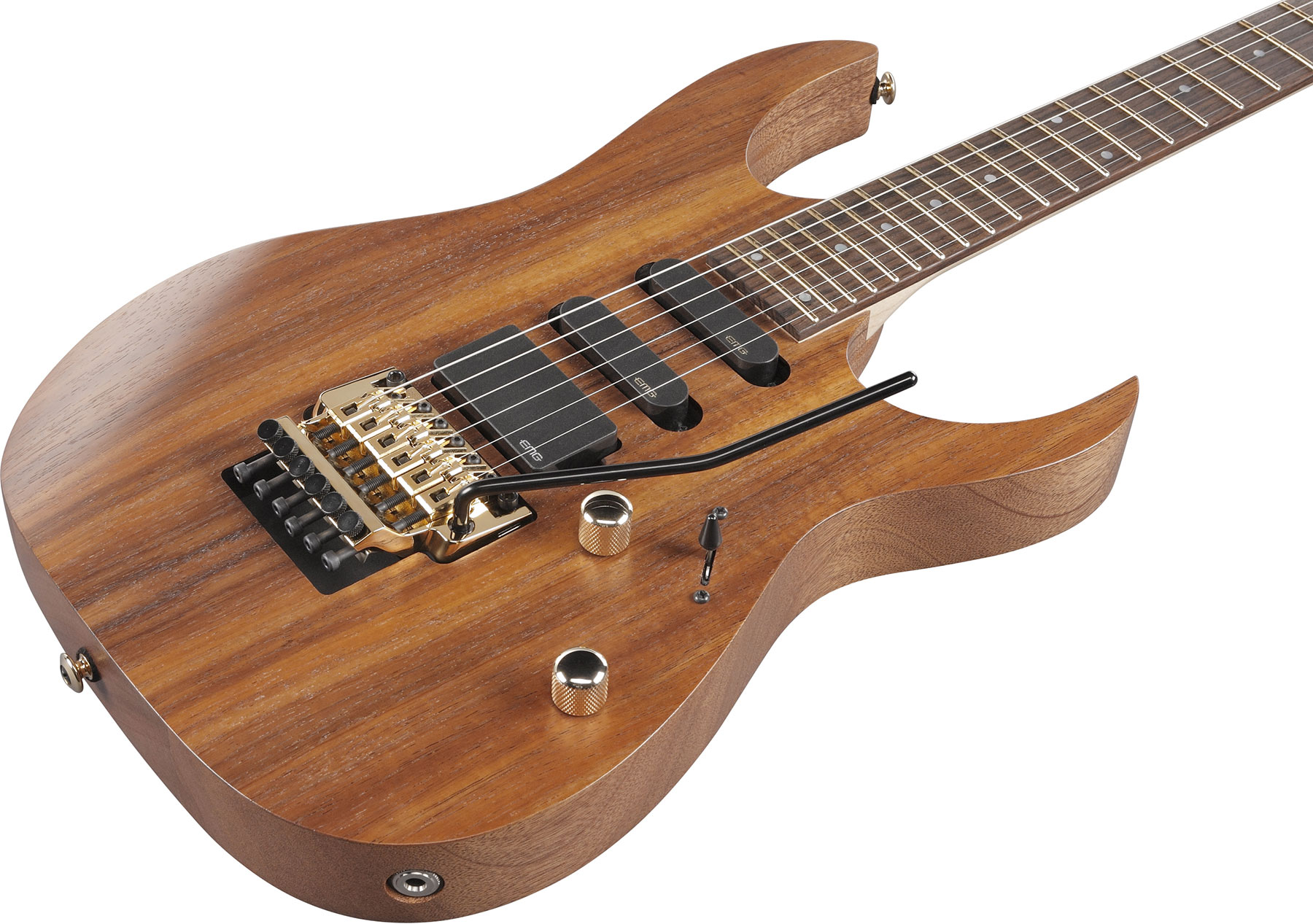 Guitare électrique solid body Ibanez RG6PKAG NTF Premium natural flat