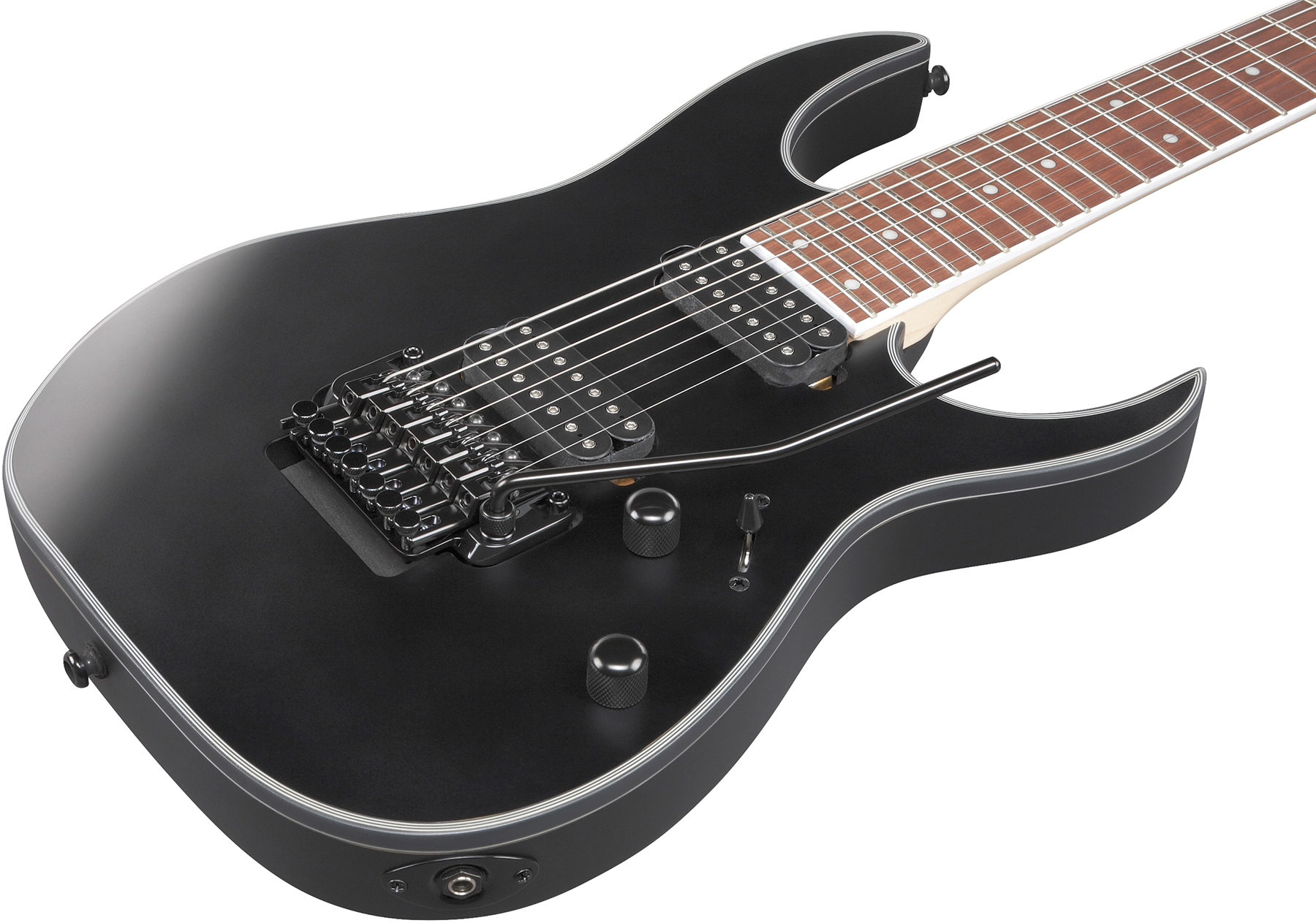 Ibanez Rg7320ex Bkf 7c 2h Fr Jat - Black Flat - Guitare Électrique 7 Cordes - Variation 2