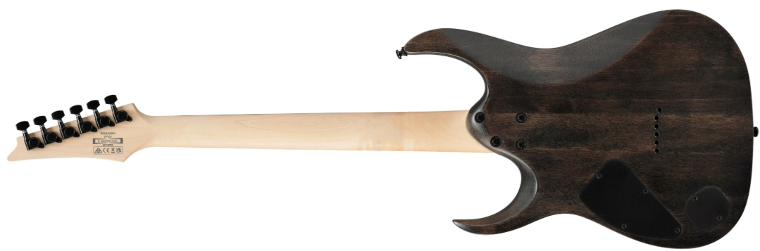 Ibanez Rga42ah Bks Standard 2h Ht Jat - Black Stained - Guitare Électrique Forme Str - Variation 2