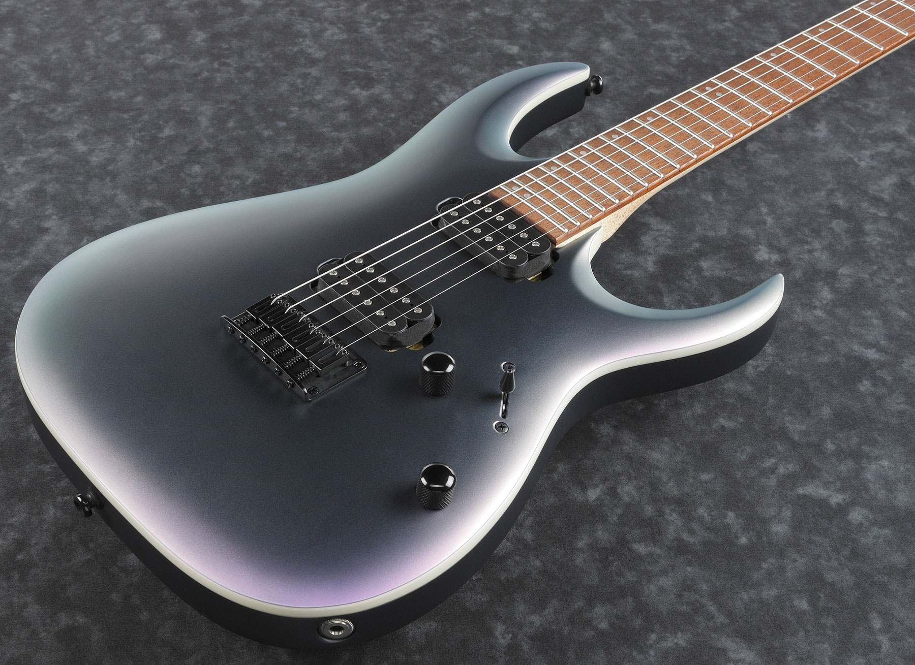 Ibanez Rga42ex Bam Standard Ht Hh Jat - Black Aurora Burst Matte - Guitare Électrique Forme Str - Variation 2