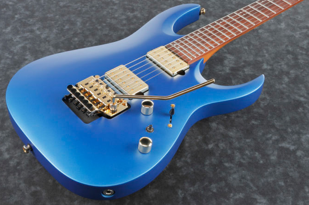 Ibanez Rga42hpt Lbm Standard  Hh Fr Jat - Laser Blue Matte - Guitare Électrique Forme Str - Variation 2