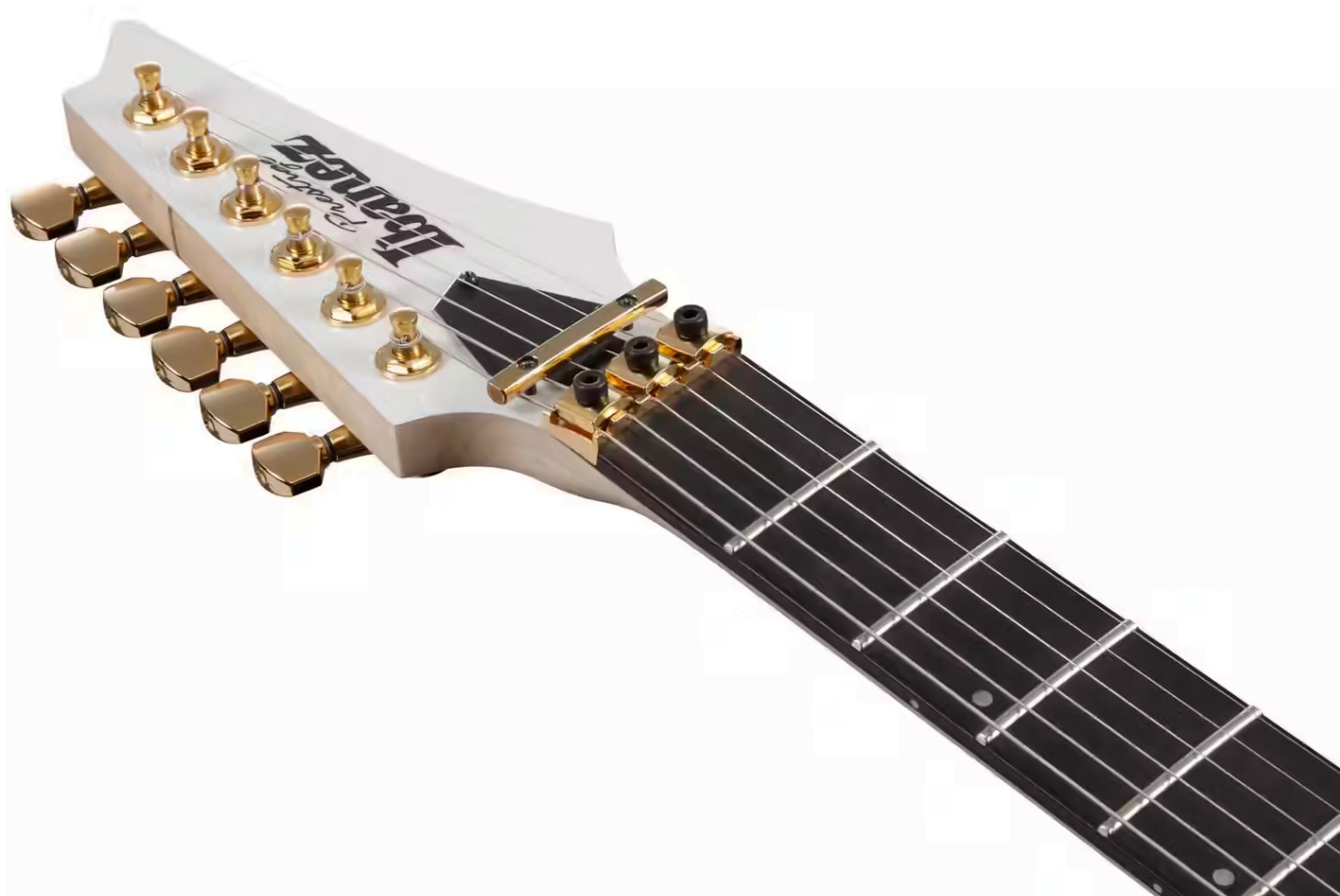 Ibanez Rga622xh Wh Axe Design Lab Jap 2h Trem Eb - White - Guitare Électrique Forme Str - Variation 4