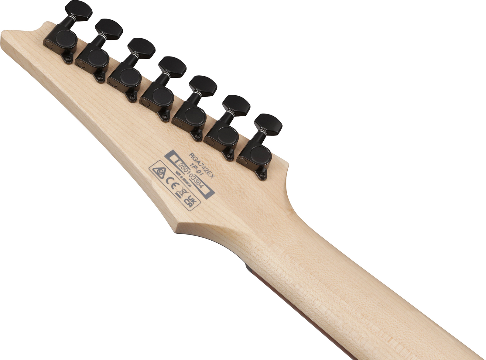 Ibanez Rga742ex Bam Standard 7c 2h Ht Jat - Black Aurora Burst Matte - Guitare Électrique Forme Str - Variation 4