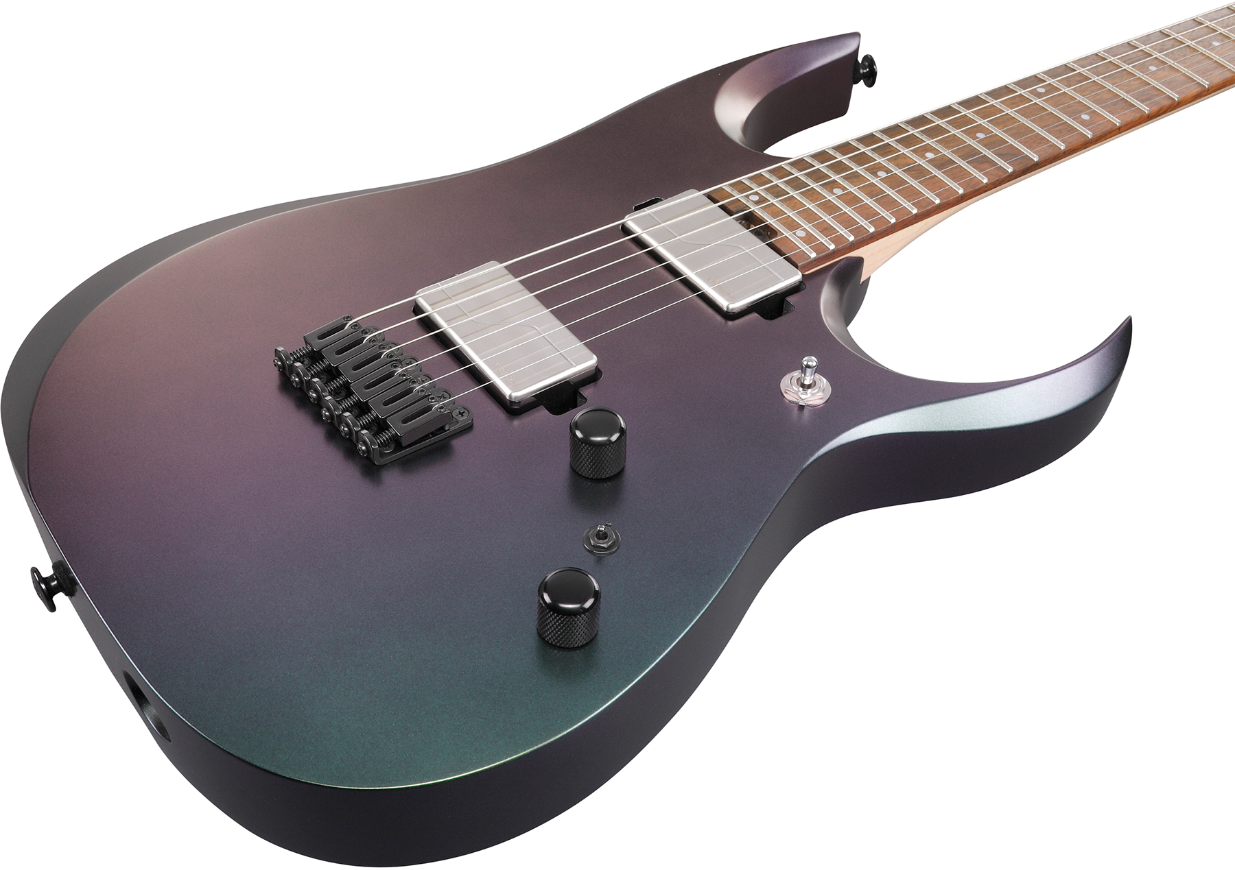 Ibanez Rgd3121 Prf Prestige Jap 2h Fishman Fluence Modern Ht Eb - Polar Lights Flat - Guitare Électrique Baryton - Variation 2