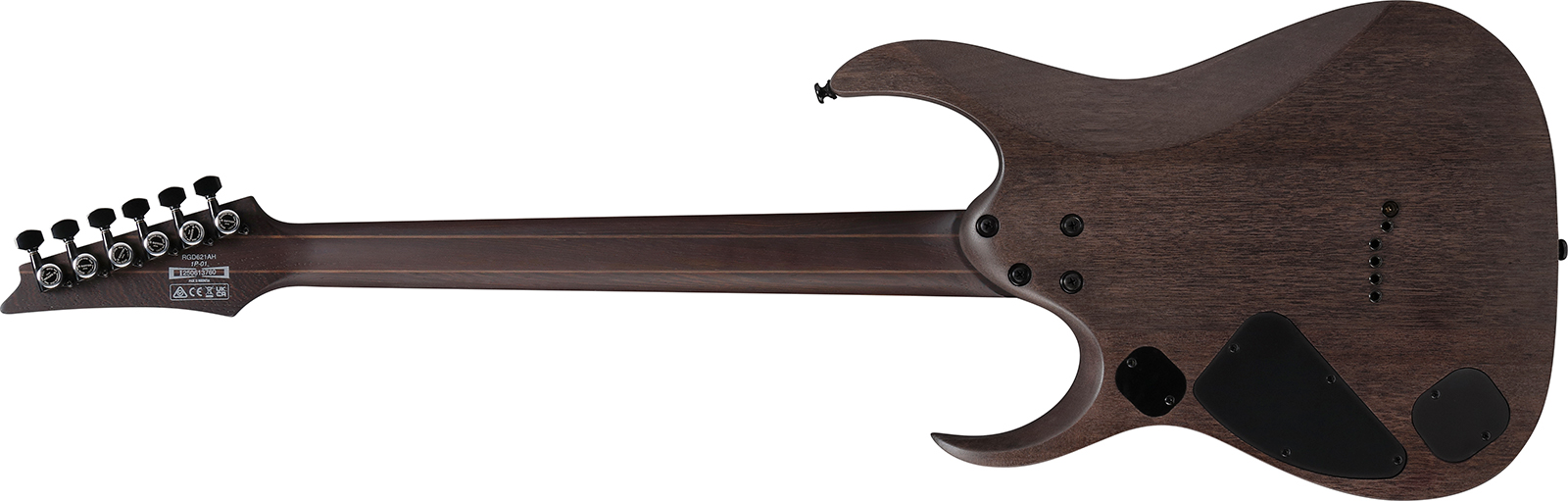 Ibanez Rgd621ah Mnf Iron Label Baryton 2h Dimarzio Ht Eb - Midnight Shade Flat - Guitare Électrique Baryton - Variation 1