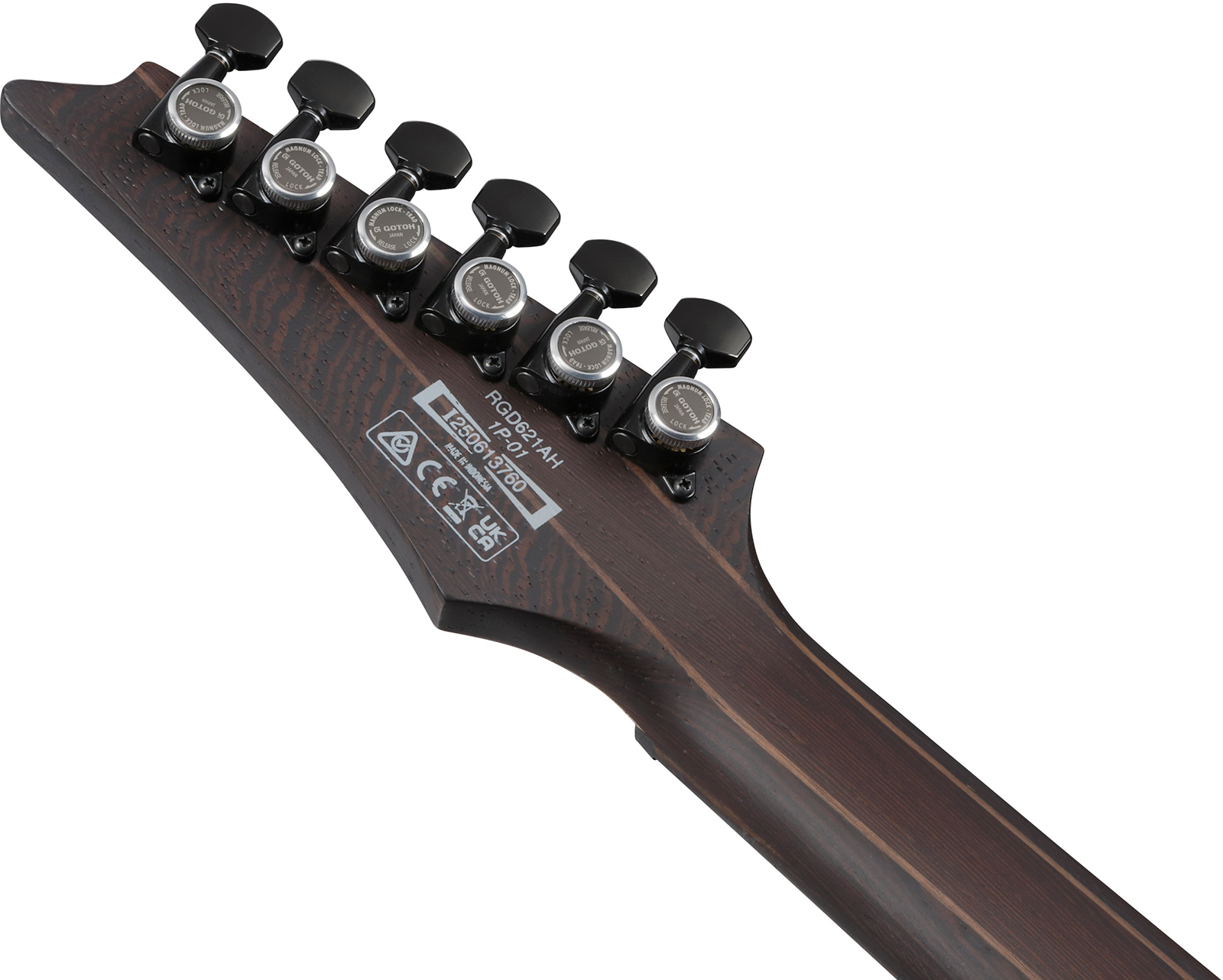 Ibanez Rgd621ah Mnf Iron Label Baryton 2h Dimarzio Ht Eb - Midnight Shade Flat - Guitare Électrique Baryton - Variation 4