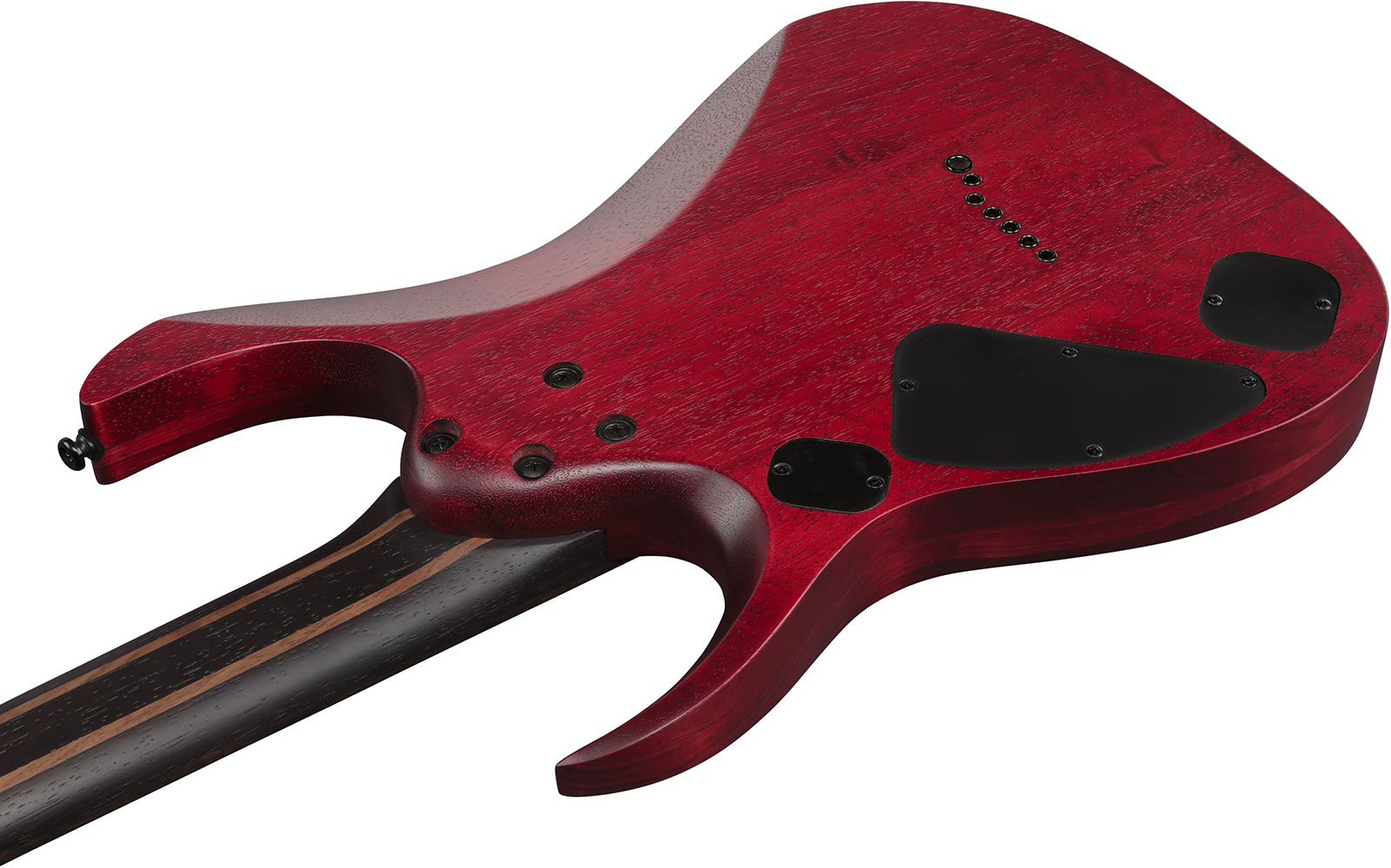 Ibanez Rgd721fa Wuf Iron Label 7c Baryton 2h Dimarzio Ht Eb - Stained Wine Red Burst Flat - Guitare Électrique Baryton - Variation 3