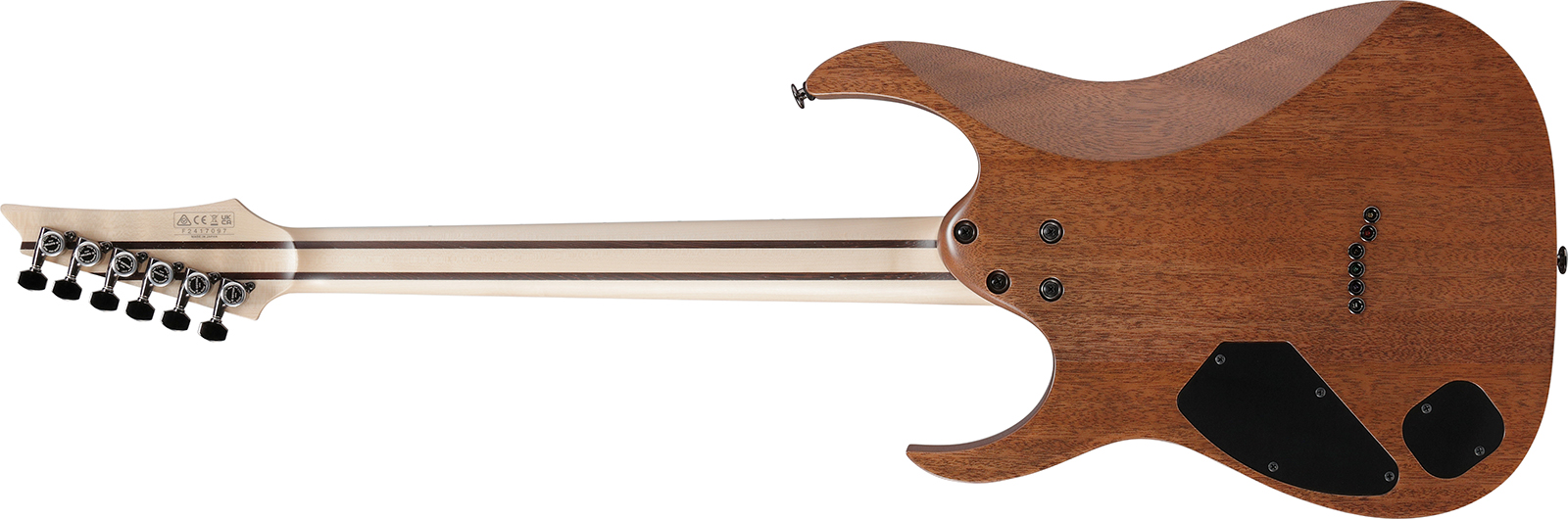 Ibanez Rgr5221r Tfr Prestige Jap 2h Bare Knuckle Ht Rw - Transparent Fluorescent Orange - Guitare Électrique Forme Str - Variation 1