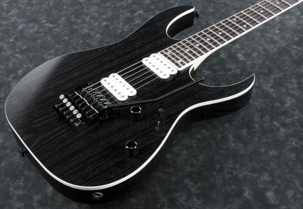 Guitare électrique solid body Ibanez RGR652AHB WK Prestige Japan - weathered black