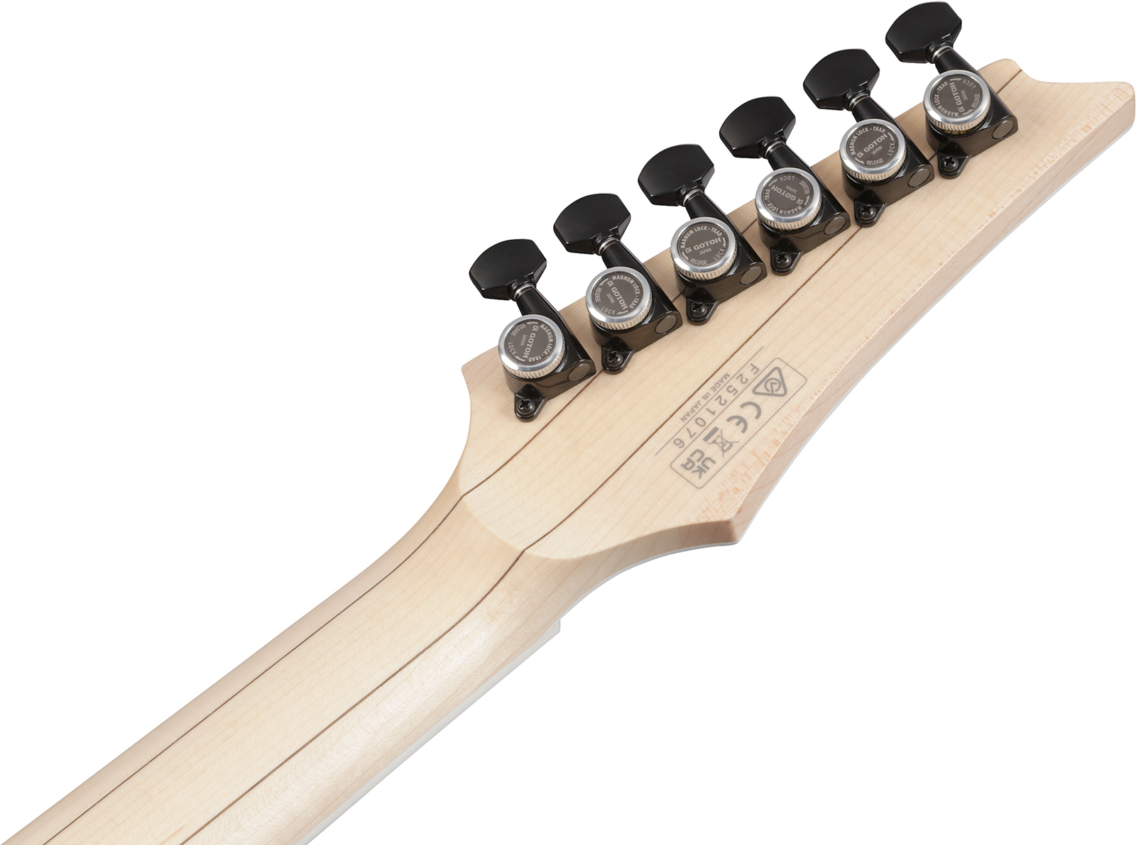 Ibanez Rgr662ahbf Wk Prestige Jap 2h Dimarzio Ht Rw - Weathered Black - Guitare Électrique Forme Str - Variation 4