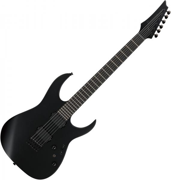 Guitare électrique solid body Ibanez RGRTB621 BKF Iron label - Black flat