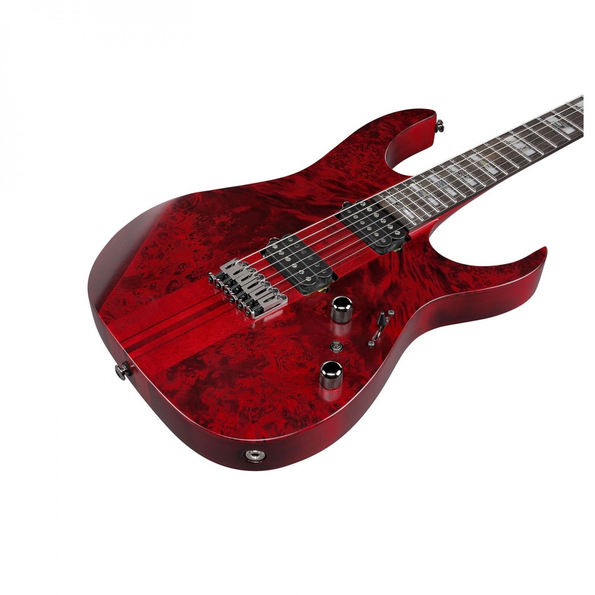 Ibanez Rgt1221pb Swl Premium 2h Dimarzio Ht Eb - Stained Wine Red Low Gloss - Guitare Électrique Forme Str - Variation 2