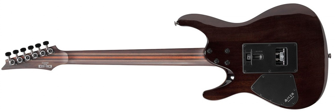 Ibanez S1070pbz Ckb Sabre Premium Hsh Dimarzio Fr Rw - Charcoal Black Burst - Guitare Électrique Forme Str - Variation 1