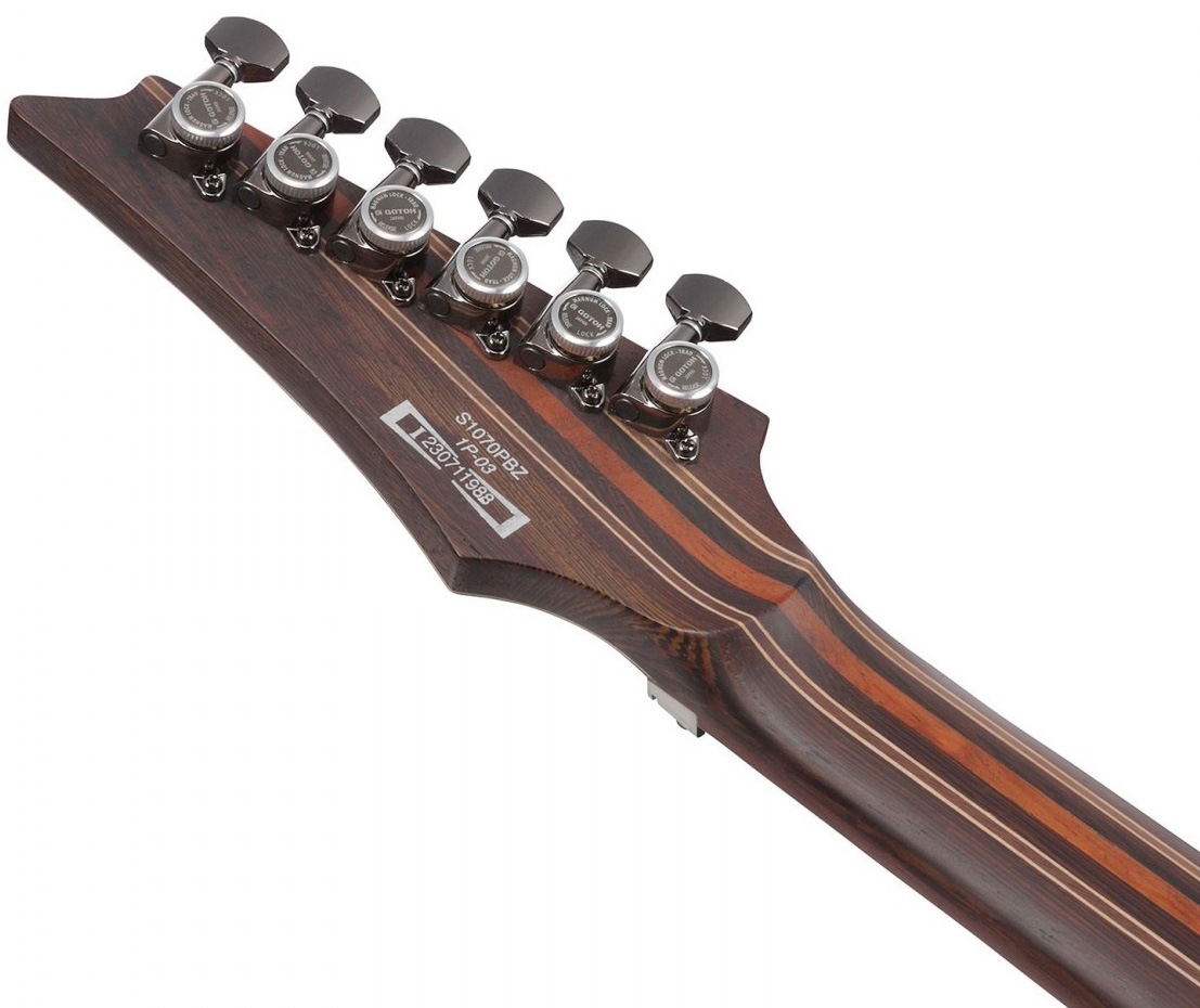 Ibanez S1070pbz Ckb Sabre Premium Hsh Dimarzio Fr Rw - Charcoal Black Burst - Guitare Électrique Forme Str - Variation 4