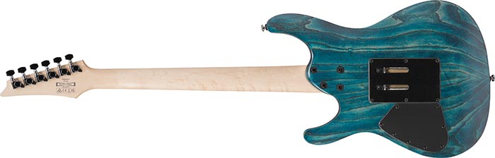 Ibanez S520ah Obf Sabre Premium 2h Trem Rw - Cosmic Blue Flat - Guitare Électrique Forme Str - Variation 1