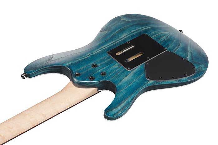 Ibanez S520ah Obf Sabre Premium 2h Trem Rw - Cosmic Blue Flat - Guitare Électrique Forme Str - Variation 3