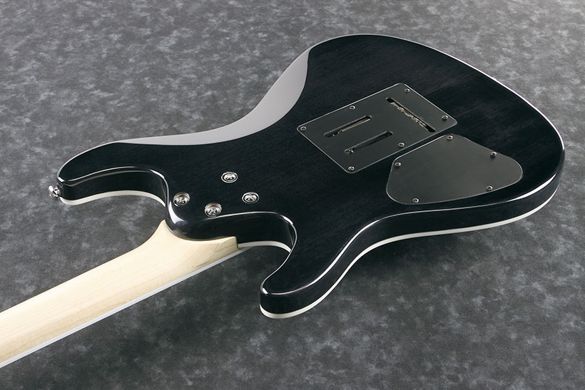 Ibanez Sa360ah Stk Hss Trem Nzp - Stained Black - Guitare Électrique Forme Str - Variation 2