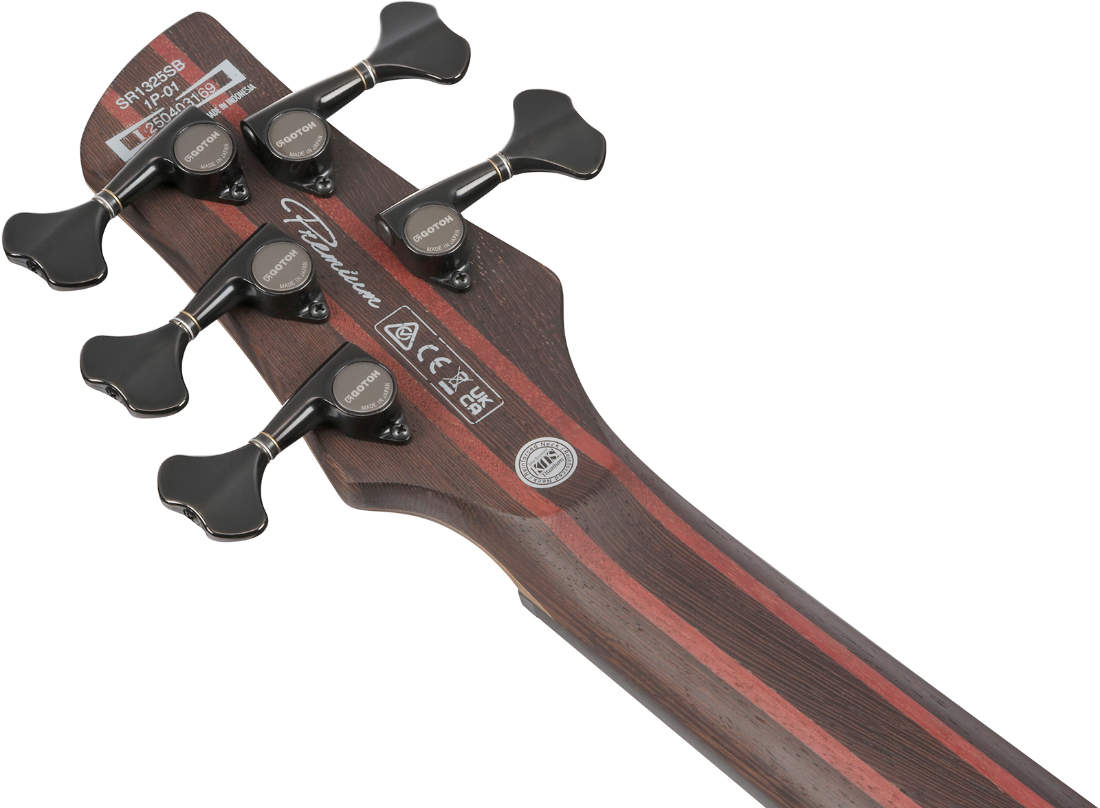 Ibanez Sr1325sb Avl Premium 5c Active Pp - Aqua Wave Low Gloss - Basse Électrique Solid Body - Variation 4