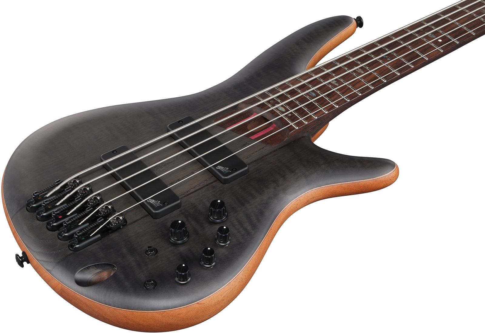 Ibanez Sr1455dw Tgf Premium 5c Active Rw - Transparent Gray Flat - Basse Électrique Solid Body - Variation 2