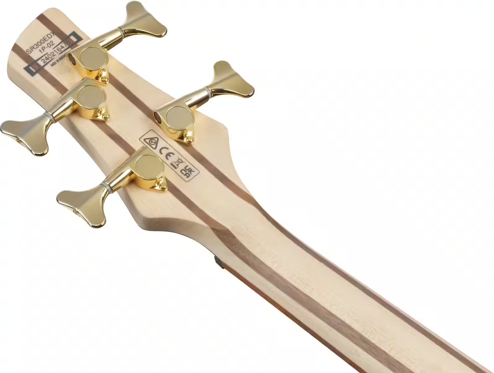 Ibanez Sr300edx Fdm Standard Ltd Active Jat - Frozen Gold Matte - Basse Électrique Solid Body - Variation 4