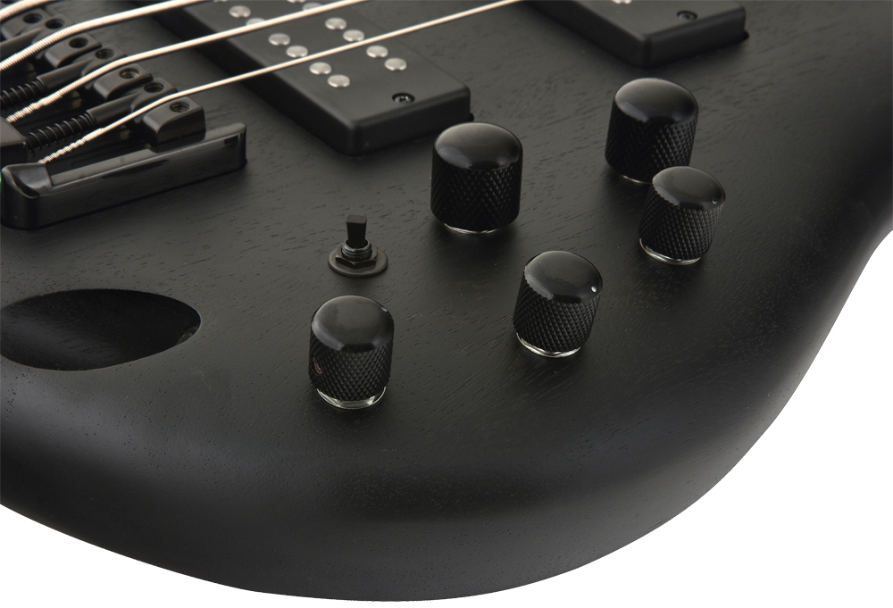 Ibanez Sr305eb Wk Standard 5c Active Jat - Weathered Black - Basse Électrique Solid Body - Variation 5