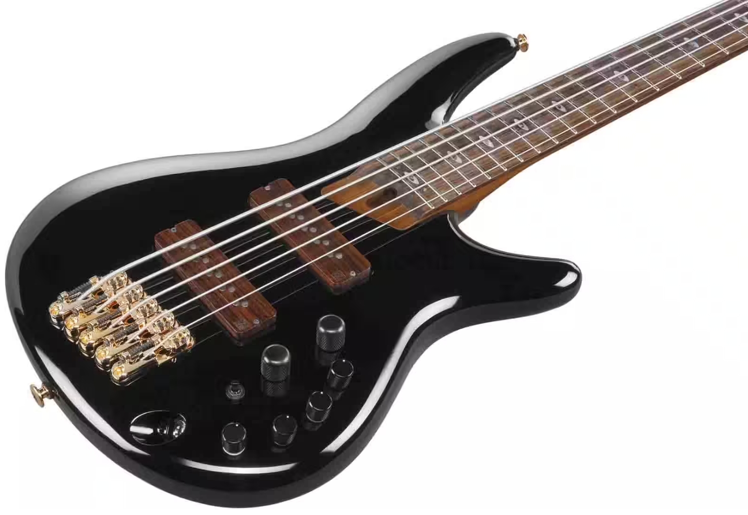 Ibanez Sr3505 Bk Prestige Jap 5c Active Rw - Black - Basse Électrique Solid Body - Variation 2