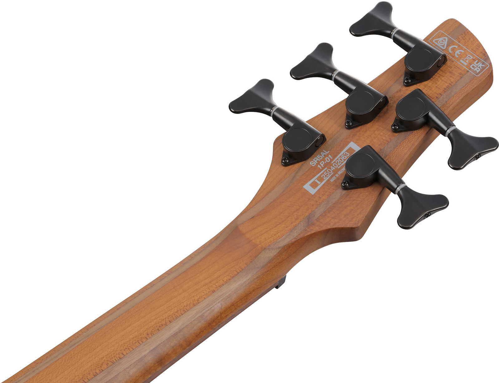 Ibanez Sr505al Mhl Standard 5c Gaucher Active Bartolini Rw - Mahogany Brown Burst Low Gloss - Basse Électrique Solid Body - Variation 4