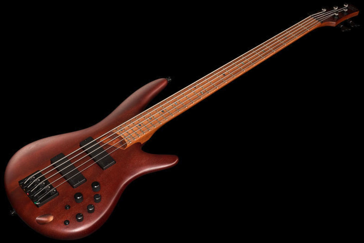 Ibanez Sr505e Bm Standard 5c Active Bartolini Rw - Brown Mahogany - Basse Électrique Solid Body - Variation 1