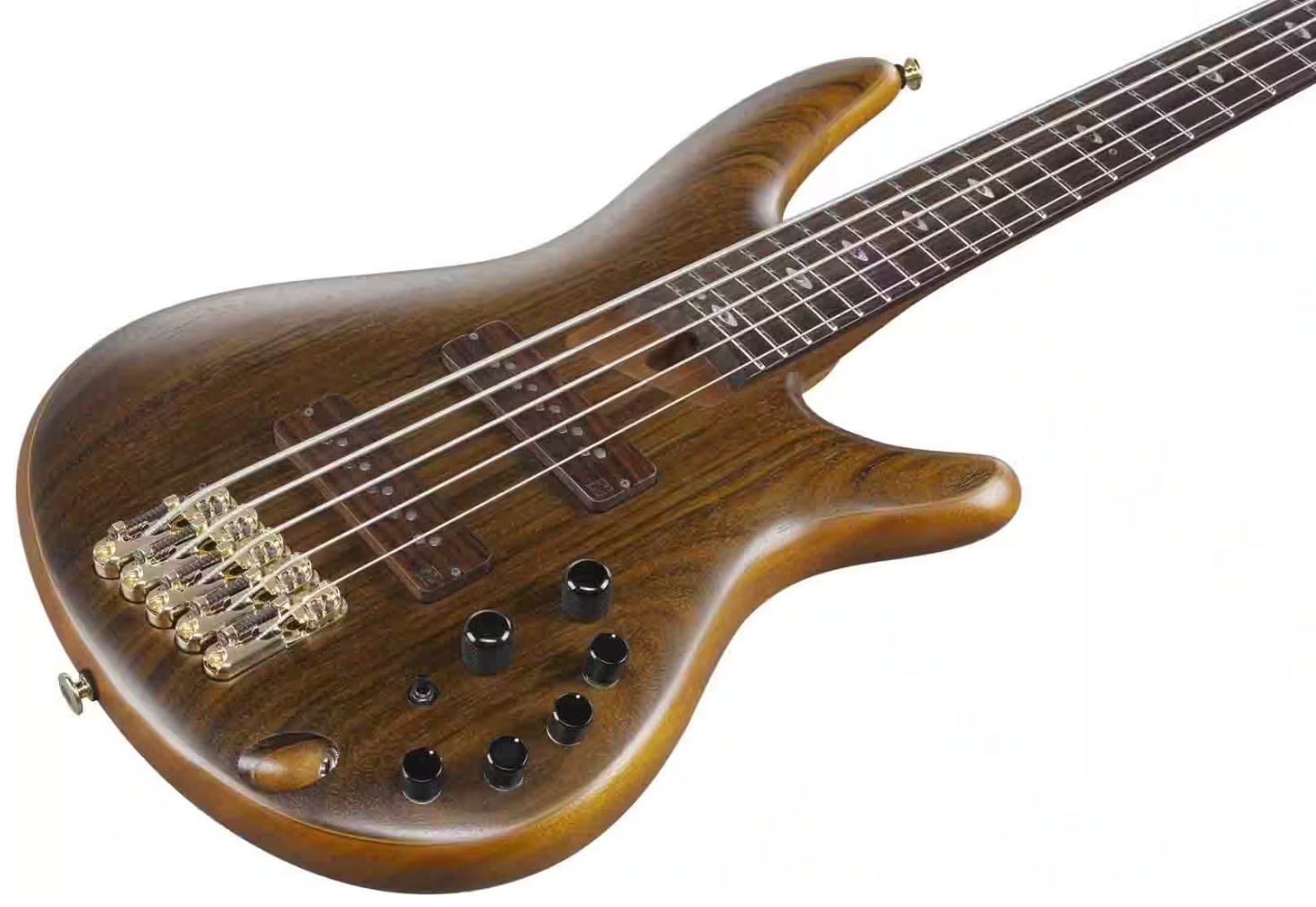 Ibanez Sr5505 Mhf Prestige Jap 5c Active Rw - Mocha Flat - Basse Électrique Solid Body - Variation 2