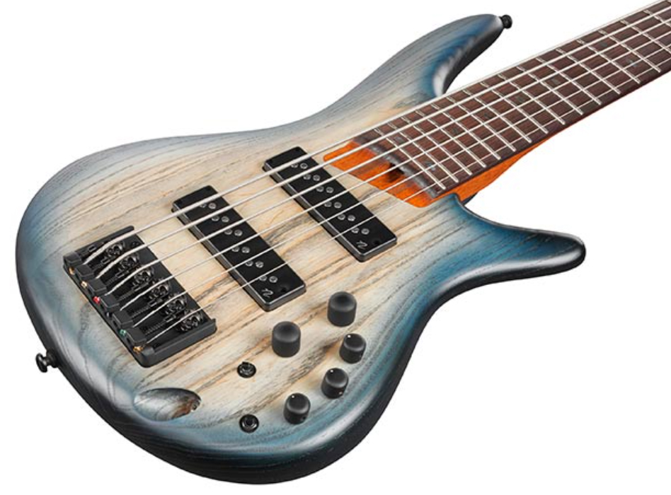 Ibanez Sr606e Ctf Standard 6c Active Rw - Cosmic Blue Starburst Flat - Basse Électrique Solid Body - Variation 2