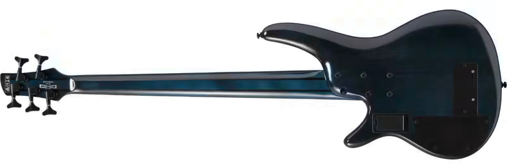 Ibanez Srd905 Ctl Workshop 5c Active Piezo Pp - Cosmic Blue Starburst Low Gloss - Basse Électrique 1/2 Caisse - Variation 1