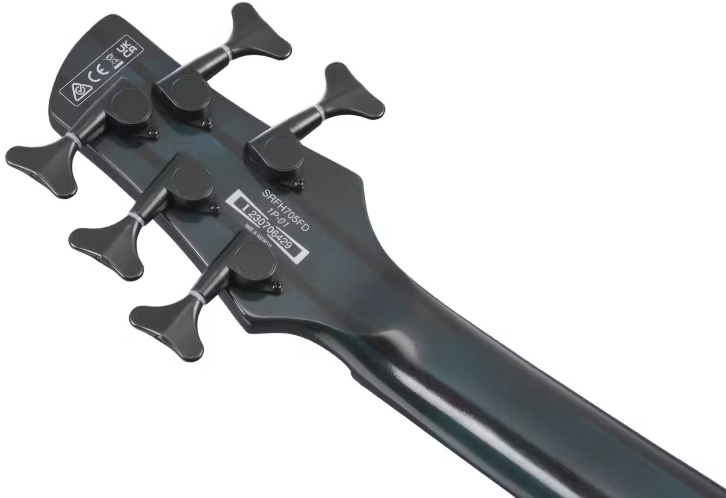 Ibanez Srd905 Ctl Workshop 5c Active Piezo Pp - Cosmic Blue Starburst Low Gloss - Basse Électrique 1/2 Caisse - Variation 4