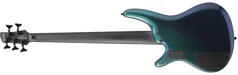 Ibanez Srms725 Bcm Workshop 5c Multiscale Active Fishman Fluence Pp - Blue Chameleon - Basse Électrique Solid Body - Variation 1