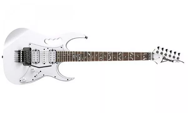 Guitare électrique solid body Ibanez Steve Vai JEMJR WH - white