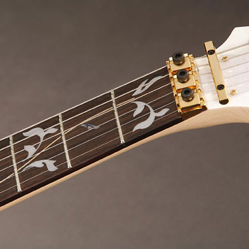 Ibanez Steve Vai Jem7v Wh Prestige Japon Signature Hsh Fr Rw - White - Guitare Électrique Forme Str - Variation 4