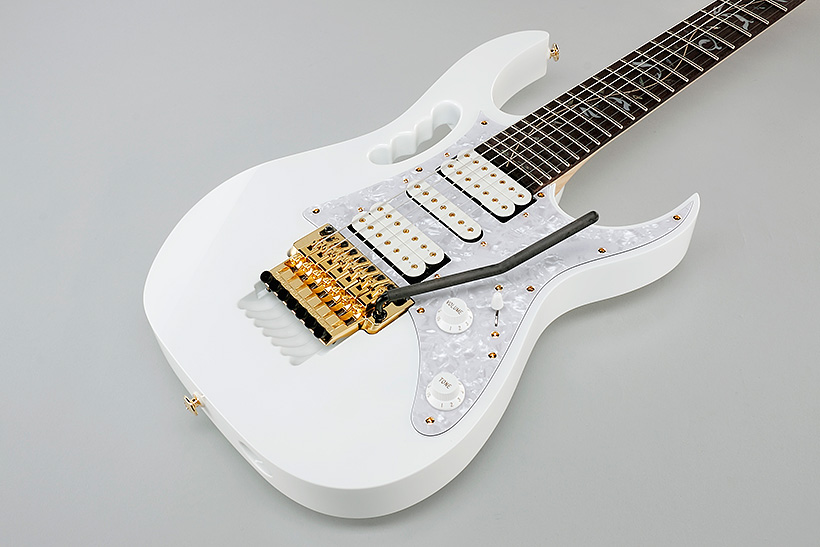 Ibanez Steve Vai Jem7v7 Wh Prestige Japan - White - Guitare Électrique 7 Cordes - Variation 1