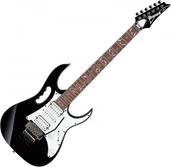 Guitare électrique solid body Ibanez Steve Vai JEMJR BK - Black