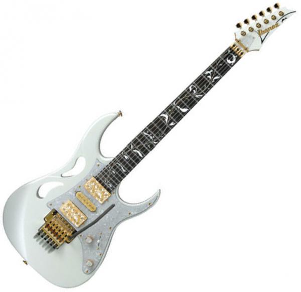 Guitare électrique solid body Ibanez Steve Vai PIA3761 SLW Japan - stallion white