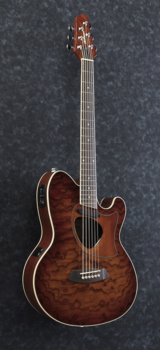 Ibanez Tcm50 Vbs Talman Cw Frene Sapele Pur - Vintage Brown Sunburst - Guitare Electro Acoustique - Variation 2