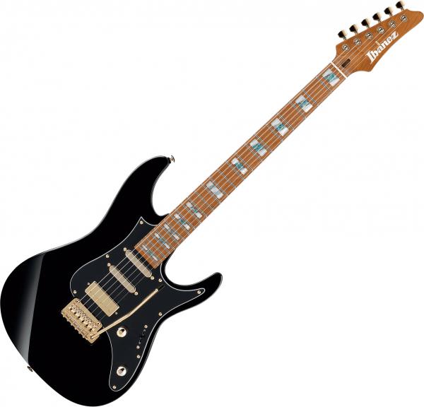 Guitare électrique solid body Ibanez Tim Henson THBB10 BK Premium +Bag - Black