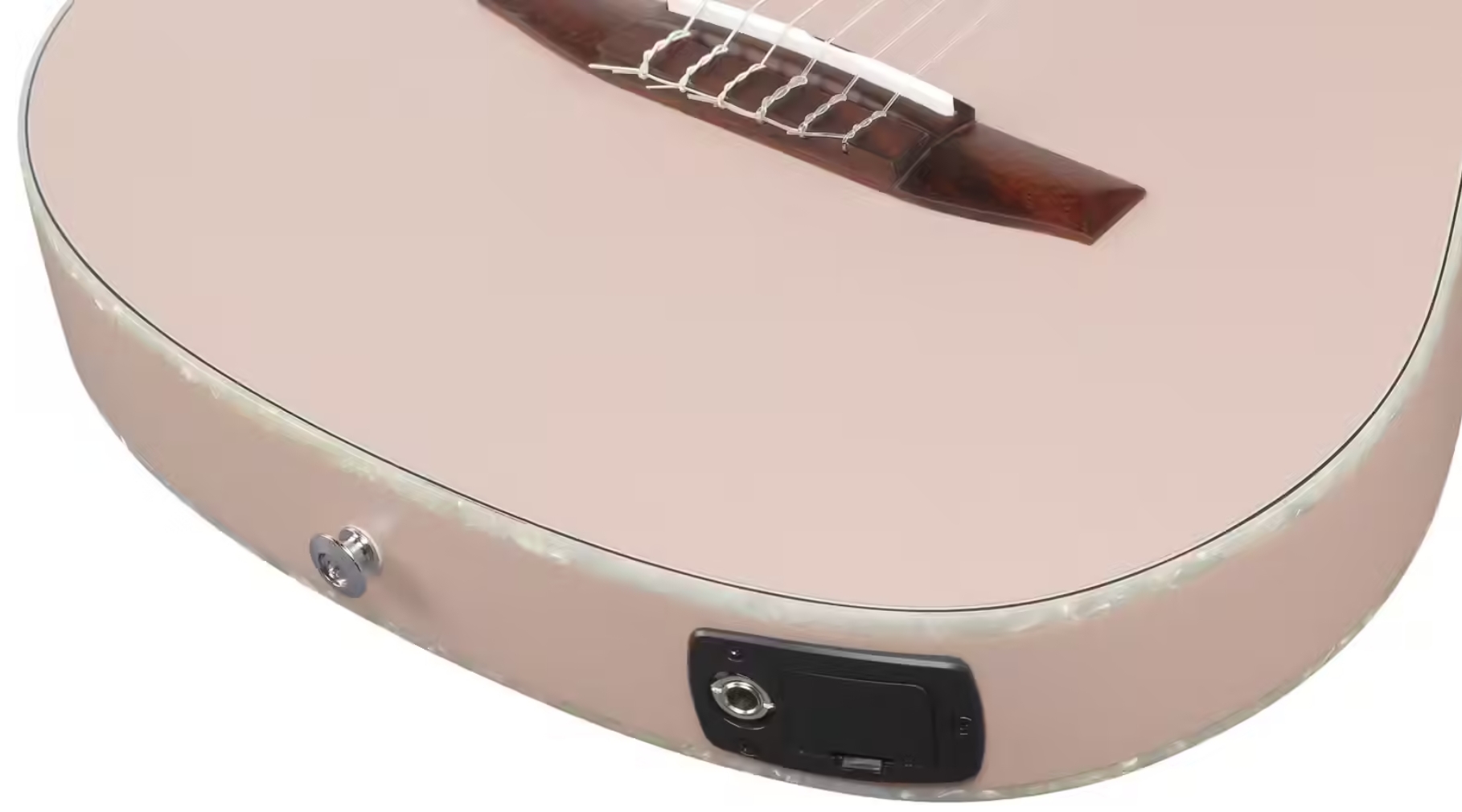 Ibanez Tim Henson Tod10n Paf Ind Signature Epicea Sapele Rw - Pearl Pink Flat - Guitare Classique Format 4/4 - Variation 2