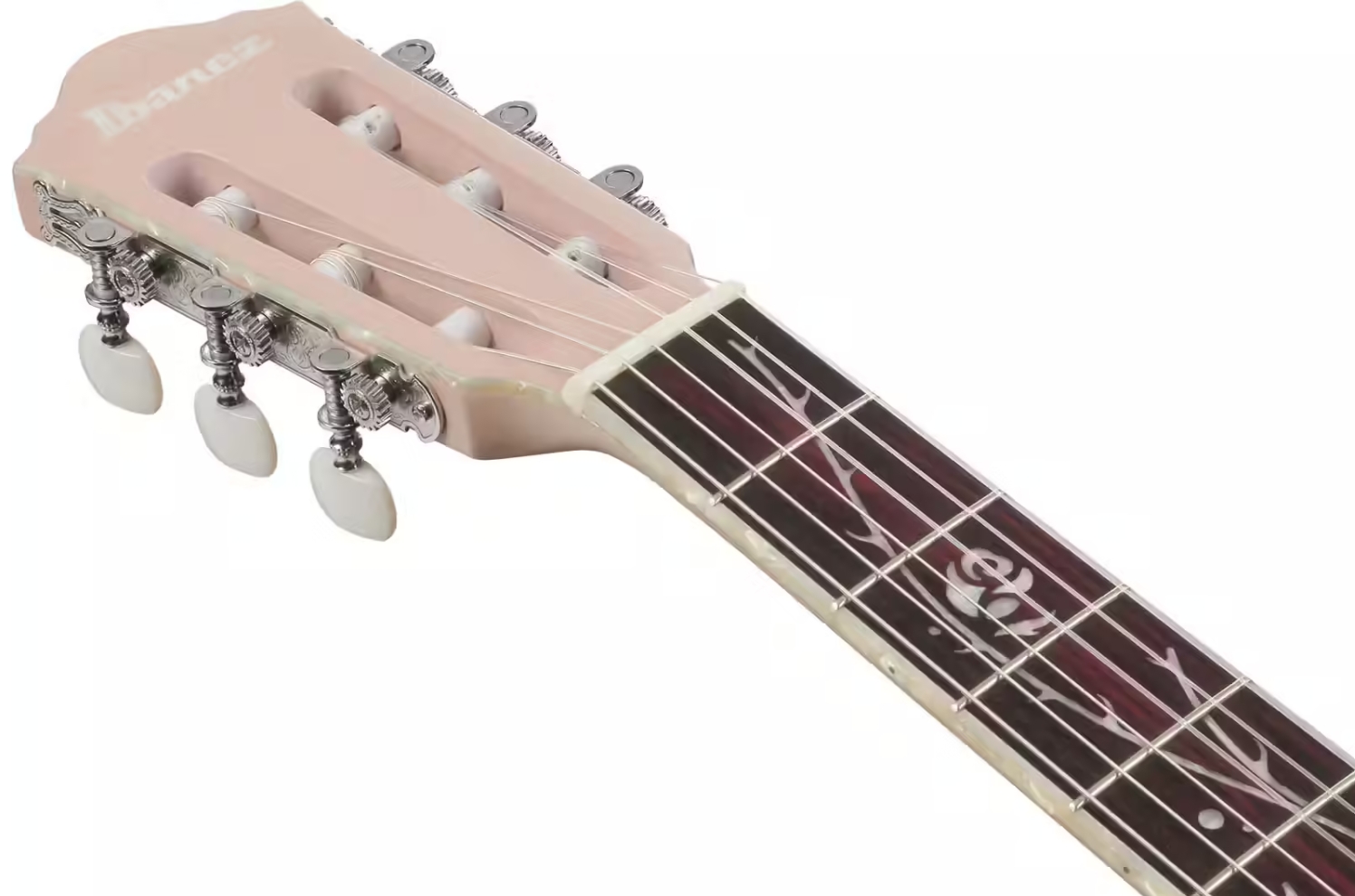 Ibanez Tim Henson Tod10n Paf Ind Signature Epicea Sapele Rw - Pearl Pink Flat - Guitare Classique Format 4/4 - Variation 5