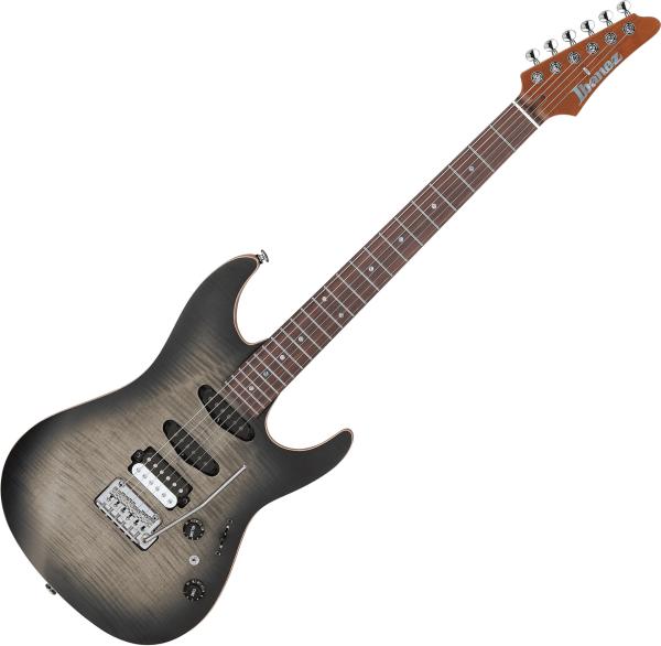 Ibanez Tom Quayle TQM2 NT (Japan) - charcol black burst flat