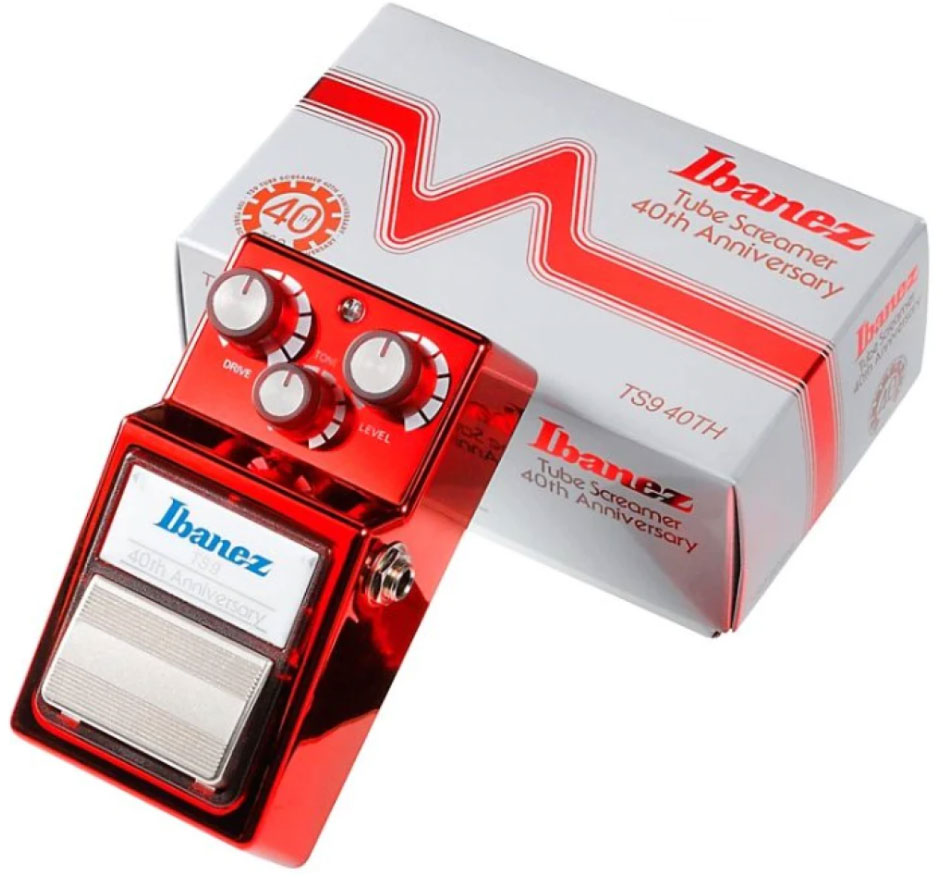 Ibanez Tube Screamer Ts940th 40th Anniversary Ltd Metallic Red - PÉdale Overdrive / Distortion / Fuzz - Variation 1