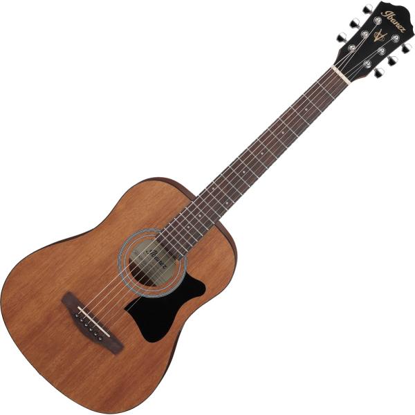 Ibanez V44 Mini - open pore natural Folk guitar