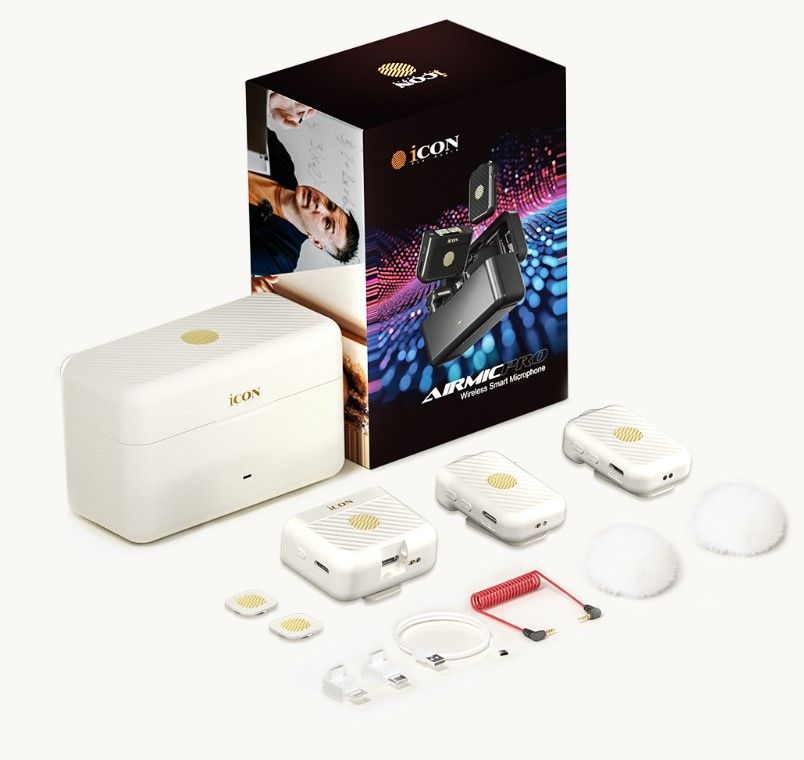 Icon Airmic Pro White - Micro Hf Cravate - Variation 1