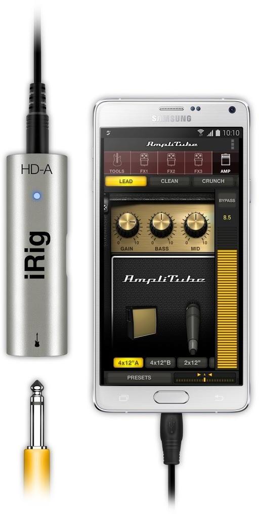 Interface audio tablette / iphone / ipad Ik multimedia iRig HD-A