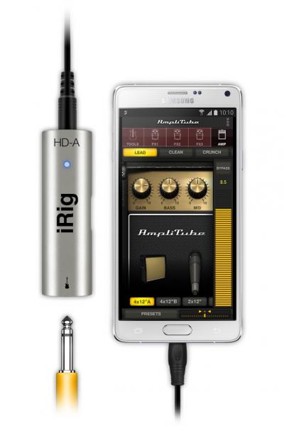 Interface audio tablette / iphone / ipad Ik multimedia iRig HD-A