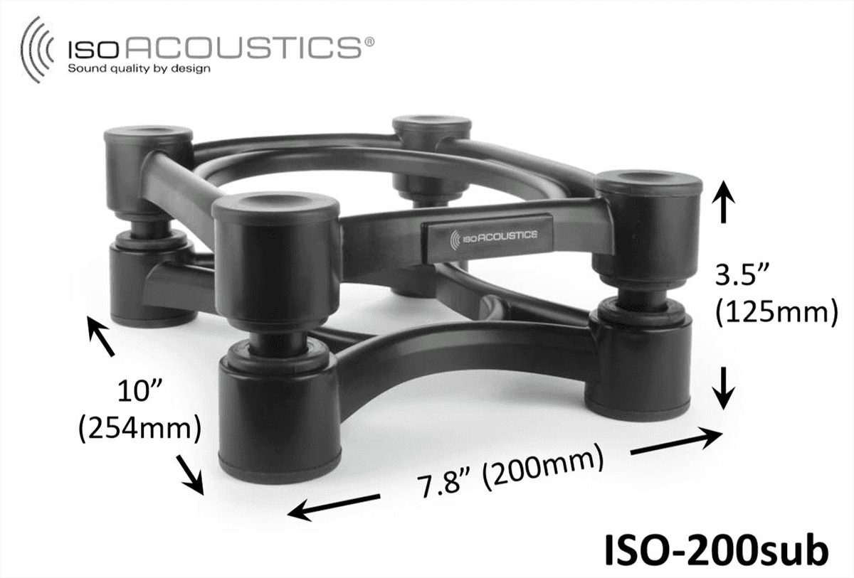 Isoacoustics Iso-200 Sub - Stand Et Support Studio - Variation 1